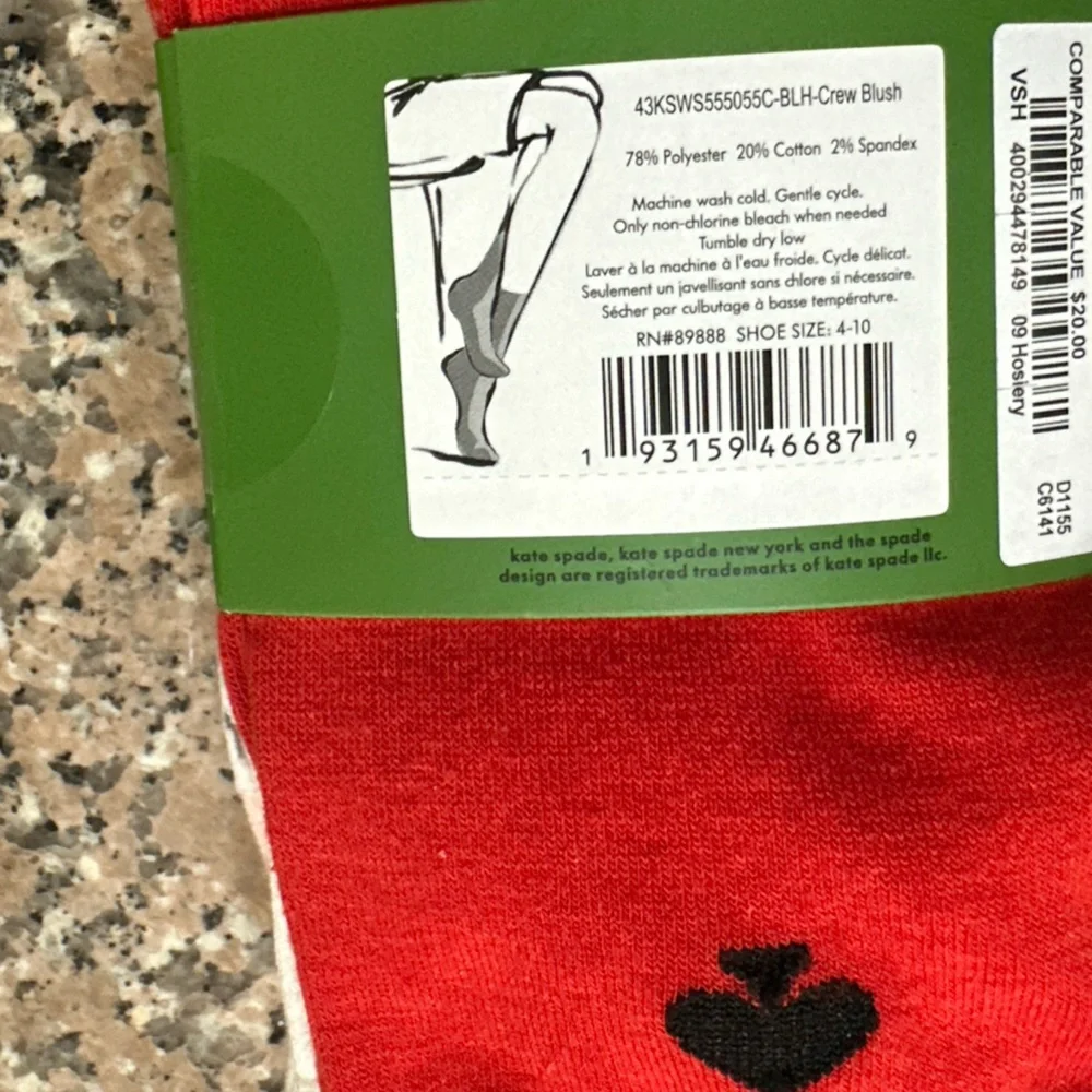 Kate Spade 3 Pack Women’s  Sock Set - Picture 2 of 4